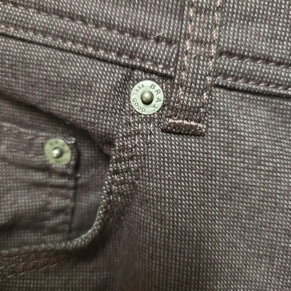 Men's BRAX Feel Good Cooper Fancy Straight Leg Jean Burgun Maroon - Size 30 x 34 - Picture 15 of 16